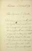 Lettre autographe signée à Henri Monod (1843-1911), directeur de l'assistance et de l'hygiène publique au Ministère de l'Intérieur.. Emile Mazeran ...