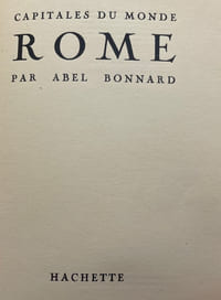 Capitales du monde - Rome.