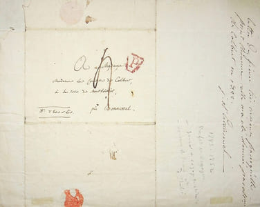 Lettre autographe signée
