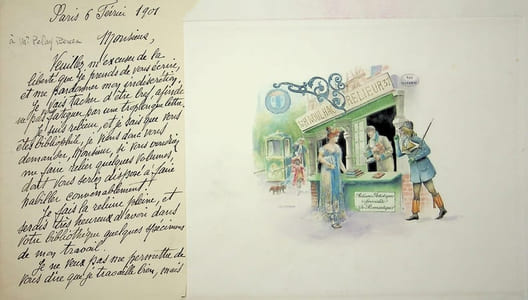 Lettre autographe signée