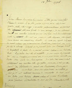 Lettre autographe signée