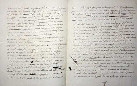 Lettre autographe signée