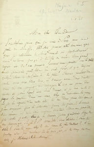 Lettre autographe signée à Edmond About
