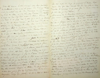 Lettre autographe signée à Edmond About