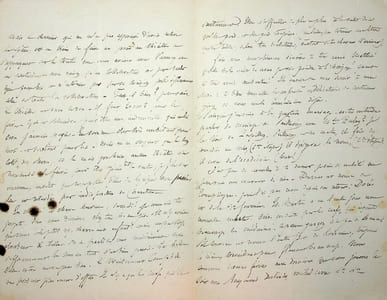 Lettre autographe signée à Edmond About