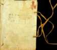 [Oslon, Saône-et-Loire, Bourgogne] Manuscrit relié en vélin souple, Livre de dépenses pour un domaine situé à Oslon.. [Oslon, Saône-et-Loire, ...