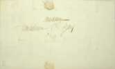 Lettre autographe signée à Sophie Gay. Alfred de Vigny (1797-1863), poète, écrivain.