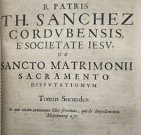 R. Patris Thomae Sanchez Cordubensis F. Societate Iesu de Sancto Matrimonii Sacramento Disputationum.