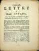 Copie de la Lettre de Monsr d'Avaux au Roy Très-Chrestein, à la Haye le 9 jan; 1684. comme elle a esté envoyée aux Membres de l'Estat. . [Pays-Bas] ...