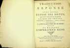 Traduction de la réponse à l'écrit intitulé : Exposé des motifs qui ont engagé S. M. le roi de Prusse à prévenir les desseins de la cour de Vienne ; ...