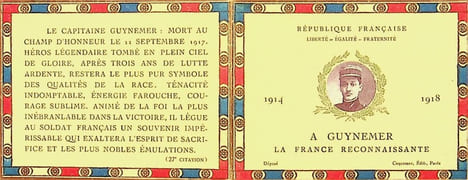 [Aviation] Calendrier 1918 en hommage à Georges Guynemer.. [Aviation] Calendrier 1918 en hommage à Georges Guynemer.