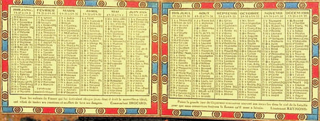 [Aviation] Calendrier 1918 en hommage à Georges Guynemer.. [Aviation] Calendrier 1918 en hommage à Georges Guynemer.