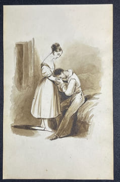 [Dessin romantique] Les amants.. [Dessin romantique] Les amants.