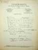 Lettre autographe signée à Pierre Béarn. Guy Lavaud (1883-1958), poète.