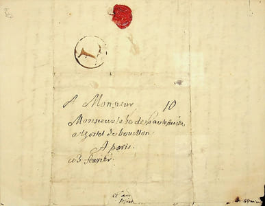 Lettre autographe - belle lettre avec une critique de Télémaque