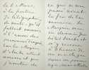 Lettre autographe signée. Nicolas Orloff, Nikolaï Orlov (1827-1885), ambassadeur de Russie en France, prince, écrivain, officier. 