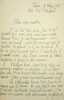 Lettre autographe signée. Daniel Mornet (1878-1954), historien de la Littérature, critique littéraire. 
