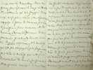 Lettre autographe signée. David-Ferdinand Koreff (1783-1851), médecin, écrivain.