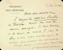 Lettre autographe signée. Joseph Reinach (1856-1921), journaliste, homme politique.