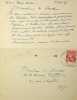 Lettre autographe signée. Paul Carnot (1869-1957), médecin, professeur, membre de l'Académie de Médecine. 