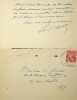 Lettre autographe signée. Paul Carnot (1869-1957), médecin, professeur, membre de l'Académie de Médecine. 
