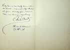 Lettre autographe signée à l'abbé Louis Roussel. Charles Buet (1846-1897), écrivain, journaliste.