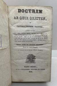 Doctrin ar guir gristen, pe instructionou santel, e pere e tescomp credi, ober, goulen.