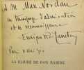 La Gloire de Don Ramire, une vie au temps de Philippe II.. Enrique Larreta ; Remy de Gourmont [traducteur]