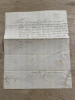Lettre signée. Henri II de Montmorency (1595-1632), amiral, maréchal, gouverneur du Languedoc, condamné à mort pour crime de lèse-majesté.