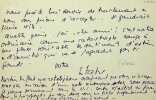 Lettre autographe signée. Lucien Fabre (1889-1952), écrivain, industriel.