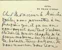 Lettre autographe signée. Hugues Le Roux (1860-1925), écrivain.