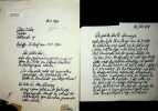 Lettre autographe signée. Werner Sumowski (1931-2015), écrivain, spécialiste de Rembrandt. 