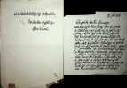 Lettre autographe signée. Werner Sumowski (1931-2015), écrivain, spécialiste de Rembrandt. 