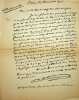Lettre autographe signée. Wilfrid Lucas (1882-1976), poète. 