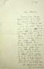 Lettre autographe signée. Roger Caillois (1913-1978), écrivain, sociologue. 