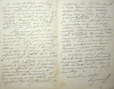 Lettre autographe signée à Joseph Méry