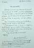 Lettre autographe signée à Jean Ajalbert. André Lamandé (1886-1933), écrivain, journaliste. 