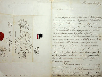 Lettre autographe signée