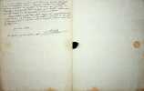 Lettre autographe signée. [Joseph-Siffrein Bertrandet, libraire à Paris et Avignon] Cristol.
