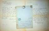 Lettre autographe signée (lot de 3). Edmond Sée (1875-1959), écrivain.