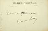 Lettre autographe signée à Maurice de Fleury. Pierre Loti (1850-1923), écrivain, officier de marine, membre de l'Académie française.