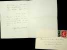 Lettre autographe signée à Maurice de Fleury. Alfred Baudrillart (1859-1942), cardinal, historien, membre de l'Académie française. 
