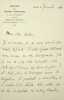Lettre autographe signée à Maurice de Fleury . René Doumic (1860-1937), écrivain, membre de l'Académie française.