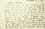 Lettre autographe sign&eacute;e &agrave; Maurice de Fleury. Benjamin Ren&eacute; (1855-1948), &eacute;crivain, journaliste.