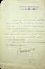 Lettre signée à Maurice de Fleury. Paul Reboux (1877-1963), écrivain, peintre. 