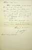 Lettre autographe signée à Maurice de Fleury. Jean Ajalbert (1863-1947), écrivain, avocat, membre de l'Académie Goncourt. 