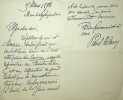 Lettre autographe signée à Maurice de Fleury. Paul Adam (1862-1920), écrivain.