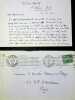 Lettre autographe signée à Maurice de Fleury. André Chevrillon (1864-1957), écrivain, membre de l'Académie française. 