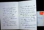 Lettre autographe signée à Maurice de Fleury. André Beaunier (1869-1925), écrivain. 