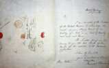 Lettre signée (lot de 3). Henry Ellis (1777-1869), bibliothécaire principal du British Museum.
